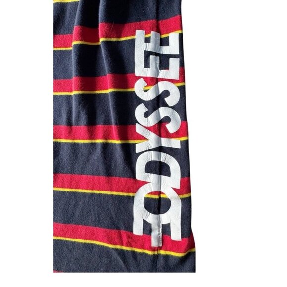 Billionaire Boys Club BBC Men's Sz XL Red Blue Yellow Striped Odyssee L/S Shirt - Picture 8 of 9